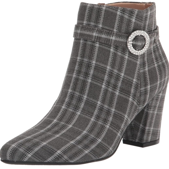 Life Stride Women's Sparkle Plaid Bootie - Picture 1 of 8